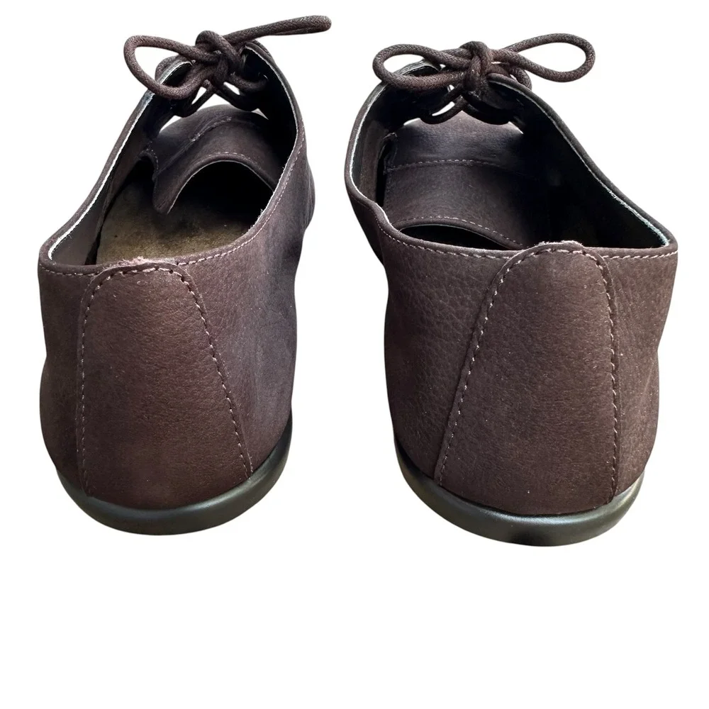 Signature by Aerosoles Guitar Solo Leather Lace-Up Oxfords Flats Womens 7.5 NEW